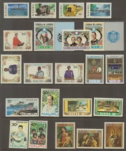 1982-83 NAURU 6 Sets of MUH Stamps - Royal Visit, Xmas, Angam, Independence, ++ - Bild 1 von 1