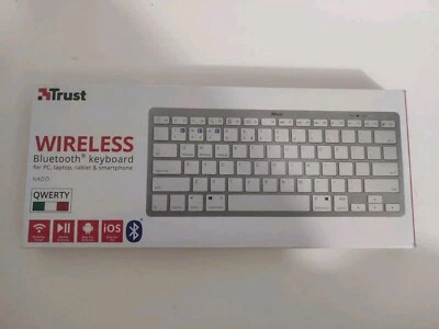 TRUST Tastiera Wireless  modello NADO - TRUST Wireless keyboard NADO model - Immagine 1 di 4