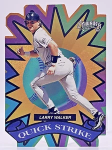1998 Circa Thunder Quick Strike #12 Larry Walker Colorado Rockies - Picture 1 of 2