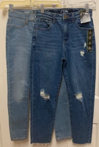 NWT Lot-2 Girls Blue Jeans-Old Navy Ballerina + Art Class Girlfriend (Size 12) - Picture 1 of 7