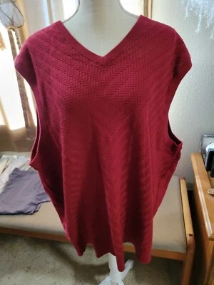 Chaleco Suéter Rojo 3xB Roundtree & Yorke Foto 1 de 3