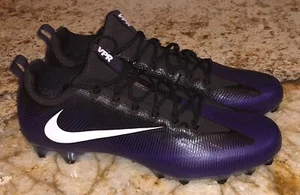 NIKE Vapor Untouchable Pro TD Purple Black White Football Cleats NEW Mens Sz 16 - Picture 1 of 5