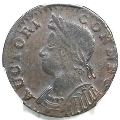 1786 M 4.1-G R-3 PCGS XF 45 Connecticut Colonial Copper Coin - Image 1 of 3