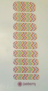 Jamberry CANDY CHEVRON, 1/2 Blatt, nicht mehr produziert  - Bild 1 von 2