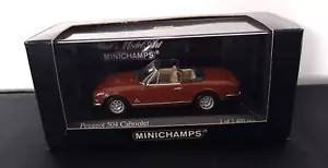 VOITURE 1/43 PEUGEOT 504 CABRIOLET MINICHAMPS EDITION LIMITEE - Foto 1 di 6
