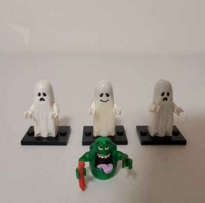 LEGO Minifigura Fantasma - Brilla en la Oscuridad - De Colección Años 90 y Cazafantasmas  Foto 1 de 2