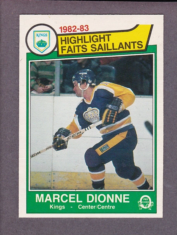 1983-84 O-Pee-Chee OPC Hockey Marcel Dionne HL #151 Los Angeles Kings NM/MT - Image 1 of 1