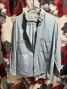 Vintage Fieldmaster Jeanshemd Herren Medium Langarm Button Down - Bild 1 von 6