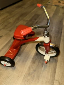 Vintage Miniatur rotes Dreirad Speedway Serie Wohndeko Weihnachtsbaum Deko 11"x10 - Bild 1 von 2
