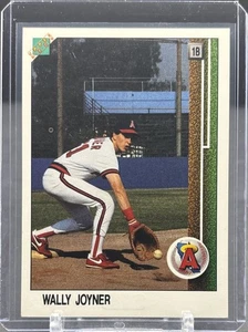 1989 UPPER DECK MLB #700 Wally Joyner Angels Prototype Small Hologram On Bottom - Picture 1 of 2