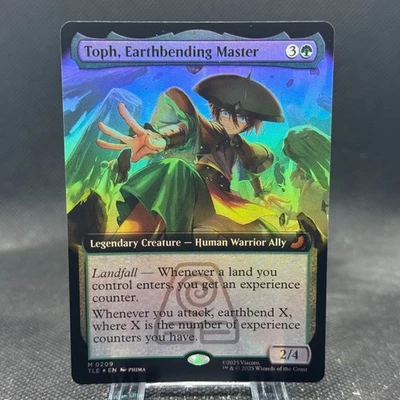 Toph, Earthbending Master Extended Art Foil Avatar The Last Airbender MTG TLE - Image 1 of 2