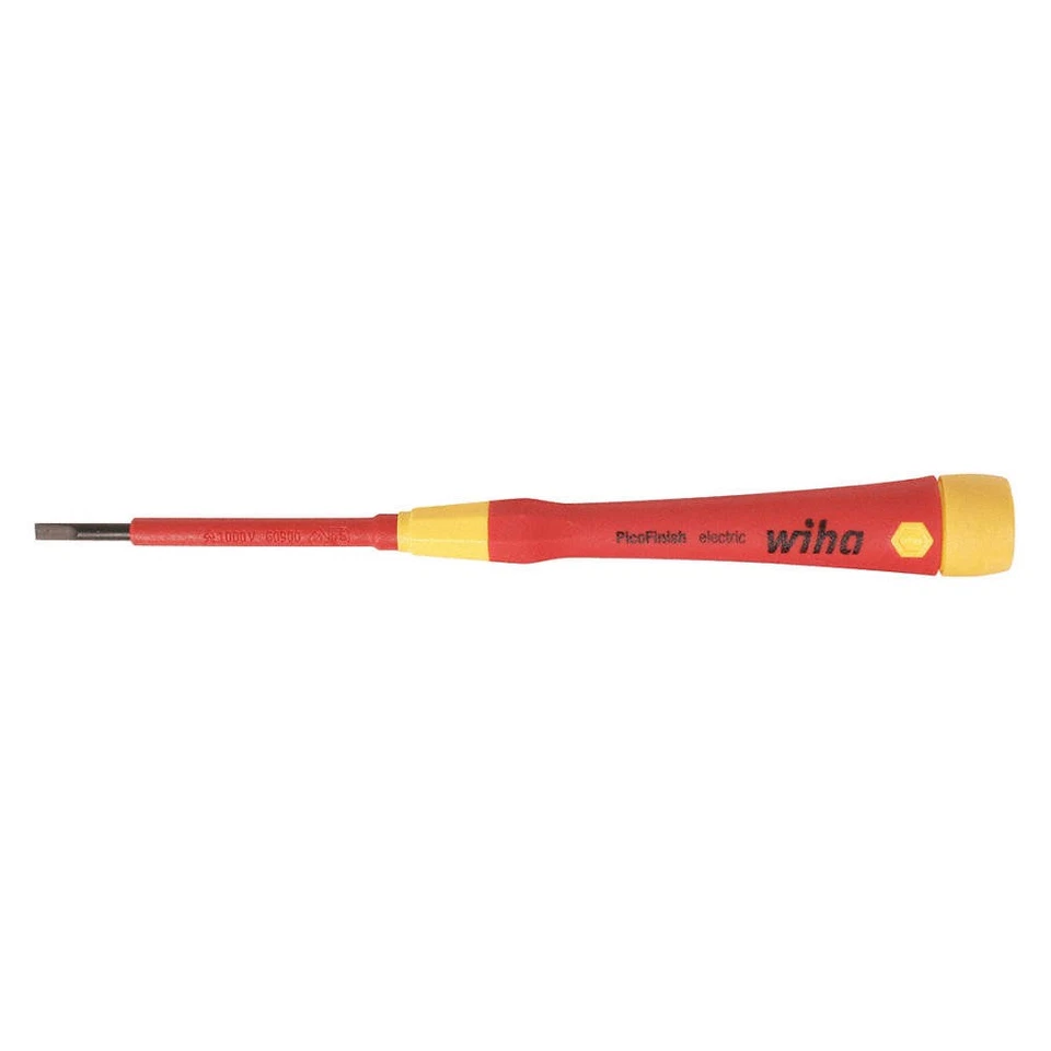 WIHA 32001 Insltd Slotted Screwdriver, 5/64 in 53KG34 - Image 1 of 1