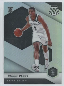 2020 Panini Mosaic Basketball # 244 Reggie Perry RC Silver Prizm Brooklyn Nets - Picture 1 of 2