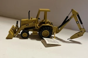VINTAGE CATERPILLAR 416 BAGGERLADER MIT HYDRAULIKHAMMER MASSSTAB 1/50 - Bild 1 von 2