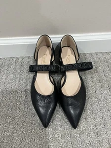 Zapatos RENATTA JOP Cuero Negro Hechos en España Punta Nuevos Talla 37 US7 - Imagen 1 de 6