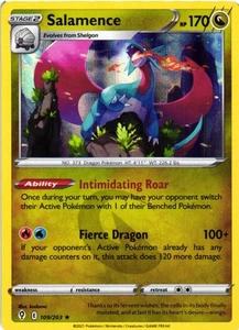 Salamence Holo Rare SWSH07: Evolving Skies 109/203 LP - Picture 1 of 2