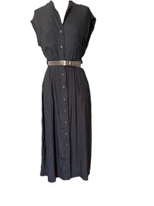 Banana Republic Petites Orca Grey Maxi Dress - Picture 1 of 8