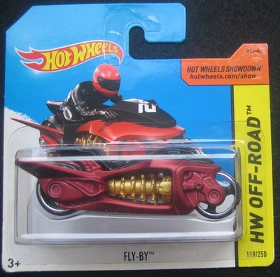 Hot Wheels Mattel 2013 OFF-ROAD FLY-BY Mattrot + Schwarz 1186MJ, 1,NL  OVP - Bild 1 von 2