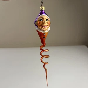 Christopher Radko Payaso Serpiente Bufón Hielo Retirado Adorno de Navidad  - Imagen 1 de 20