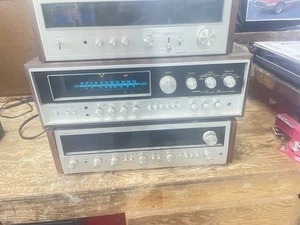 Pioneer QX-8000A Quadraphonic Receiver 1970s Wood Cabinet Vintage Used Tested - Picture 1 of 2