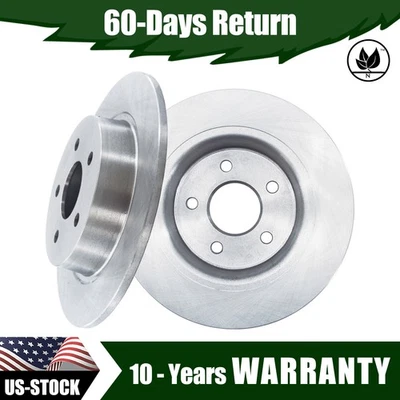 Rear Anti-Rust High-Performance Disc Brake Rotors for 2014-2016 Ford C-Max Foto 1 de 4