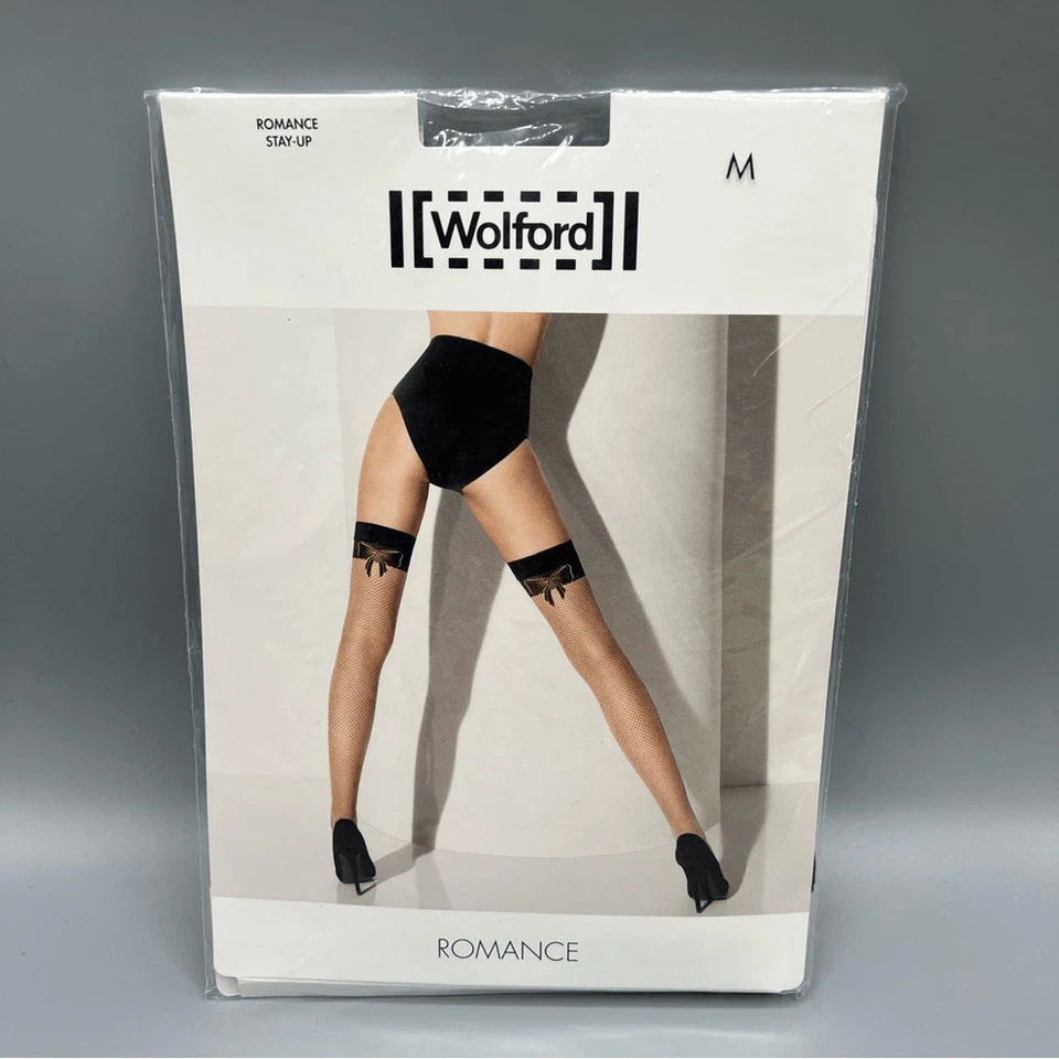 Черные чулки Wolford размер средний - Изображение 1 из 4