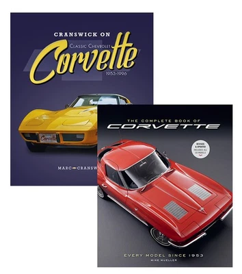 Chevrolet Corvette: The Complete Book (5th Ed) + Cranswick on Classic — 2 libros Foto 1 de 3