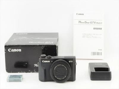 CANON PowerShot G7X Mark II Black Near Mint From Japan #24061E - Image 1 of 4