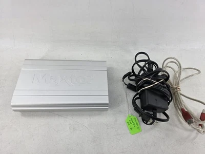 Maxtor One Touch Hard Drive 300GB Silver Hard drive 12V External - Image 1 of 4