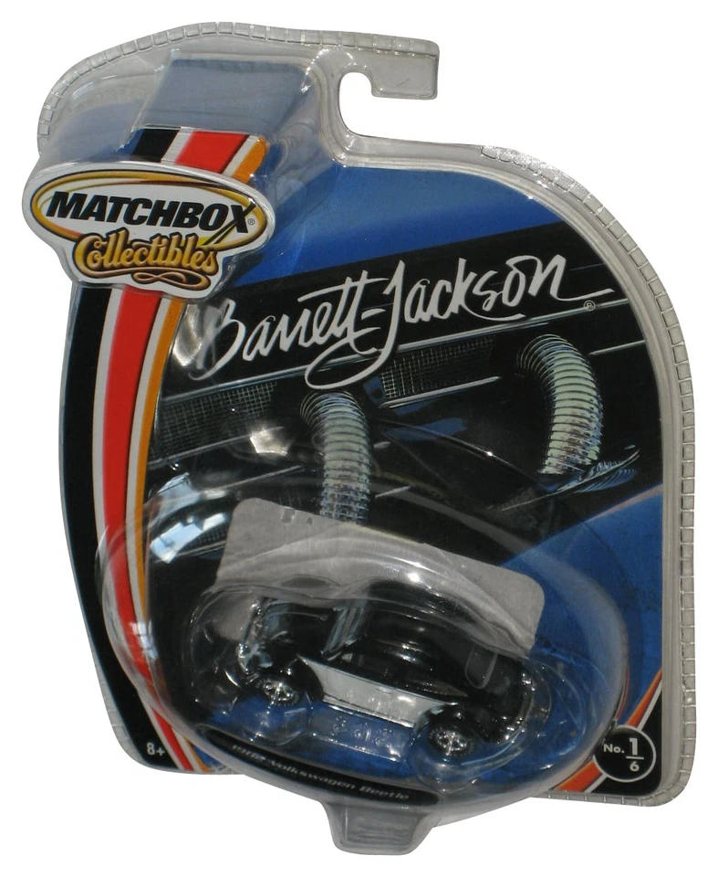 Matchbox Figurine (2003) Bianco e Nero 1962 Volkswagen Beetle Toy Auto 1/6 - Immagine 1 di 1