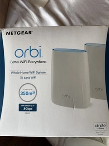NETGEAR Orbi AC3000 1733 Mbps 3-Port 1000 Mbps Wi-Fi 802.11ac Router... - Zdjęcie 1 z 4