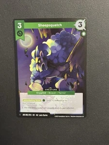 2025 Metazoo Sheepsquatch - Holo Earth Alpha Promo - ADE 005/013 Metatwo TCG - Picture 1 of 3