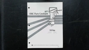OMC 1977 55hp Parts Catalogue Evinrude Johnson 55172 55173 55E77 - Picture 1 of 2