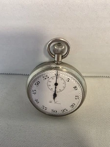 Rare Vintage Berna The Racer Pocket Stop Watch Non Working Swiss Made AS IS - Picture 1 of 17