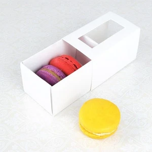 Macaron Window Boxes for 3 Macarons (25 pack) - Picture 1 of 20