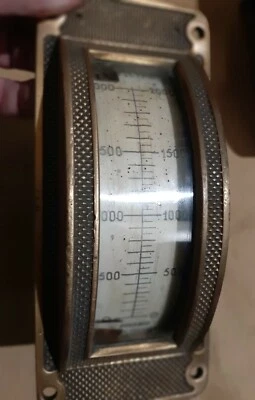 AMPÈREMÈTRE ANCIEN A CADRAN SEMI CIRCULAIRE BELLE FABRICATION NUMÉROTÉ SIGNÉ  - Photo 1/4