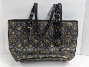 DOONEY & BOURKE Disney 50th Anniversary Haunted Mansion Zip Tote Bag Purse NWOT - Picture 1 of 11