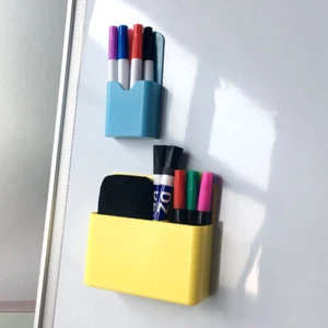 Magnetische Kühlschrank Aufbewahrungsbox Dosen Marker Bleistift Stift Halter Schreibtisch Organizer Aufbewahrung - Bild 1 von 20