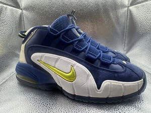 RARE 🚀 Size 8.5 - Nike Air Max Penny 1 Warriors (685153 401) Blue White Shoes - Picture 1 of 10