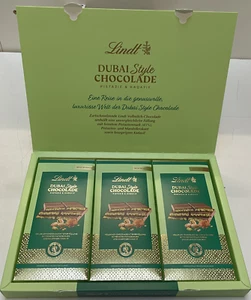 Lindt Dubai Style Chocolade Juego de 3 -Caja de regalo - Distribuidor MHD 06/2025 - Imagen 1 de 2