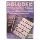 Neuf pages de recharge de classeur de cartes de visite Rolodex 10 contient 200 cartes
