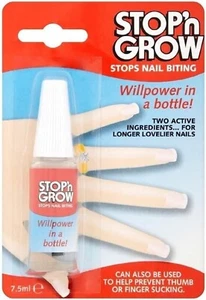 Stop n Grow Stops Nail Biting To Help Prevent Thumb or Finger Sucking 7.5ml - Picture 1 of 2