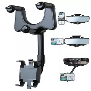 Satismoon Auto Handyhalter, multifunktional 360° Auto Rückspiegel Handyhalter - Bild 1 von 13