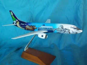 ALASKA AIRLINES 737-400 STATEHOOD 1:130 DESK MODEL SKYMARKS - EXECUTIVE - Picture 1 of 2