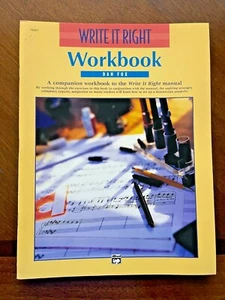 Write it Right - Workbook by Dan Fox 1995 - Picture 1 of 5