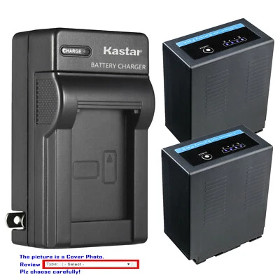 Kastar Battery AC Wall Charger for CGA-D54 Pro Panasonic AG-HPX170 AG-HPX171