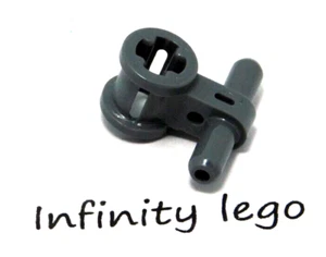 6 LEGO Dark Bluish Grey Technic Bushing with Pneumatic Connectors 99021 53895 - Picture 1 of 2