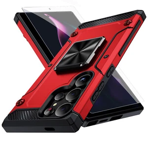 Fr Samsung Galaxy S24 Ultra S24+ Heavy Duty Rugged Phone Case Cover+Screen Glass - Photo 1 sur 73