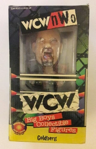 Goldberg WCW NWO 1998 Wrestling Bobblehead NIB Big Boys Collectible Cover