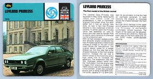 Leyland Princess - 1975 - GT & Production Edito Service #10-05 Auto Rally Card - Picture 1 of 1